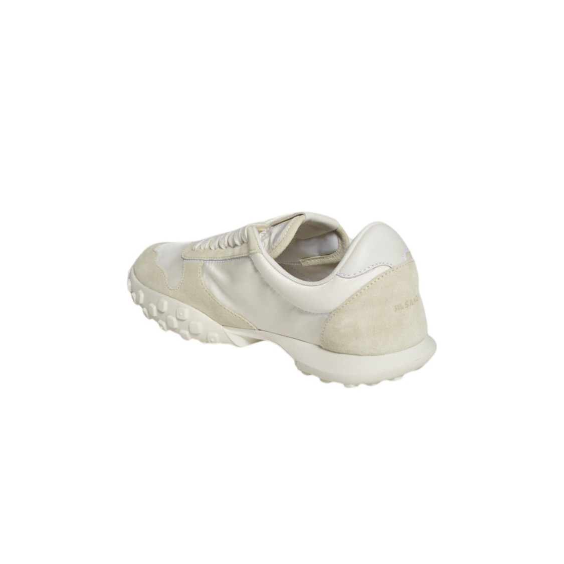 Jil Sander Moon Sneakers In Nylon And Suede Cream In Neutral