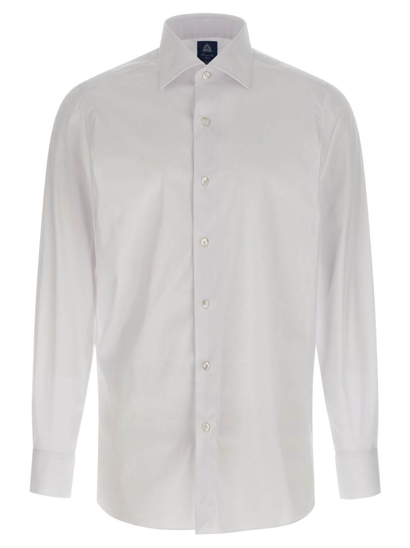 Finamore 1925 Finamore Cotton Blend Shirt In White
