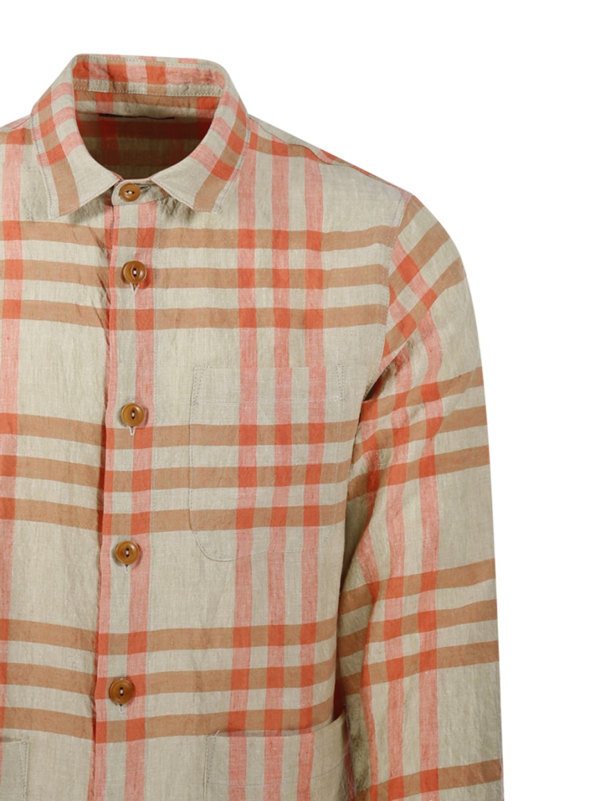 Shop East Harbour Surplus Hadley Shirt Jacket In Neutrals