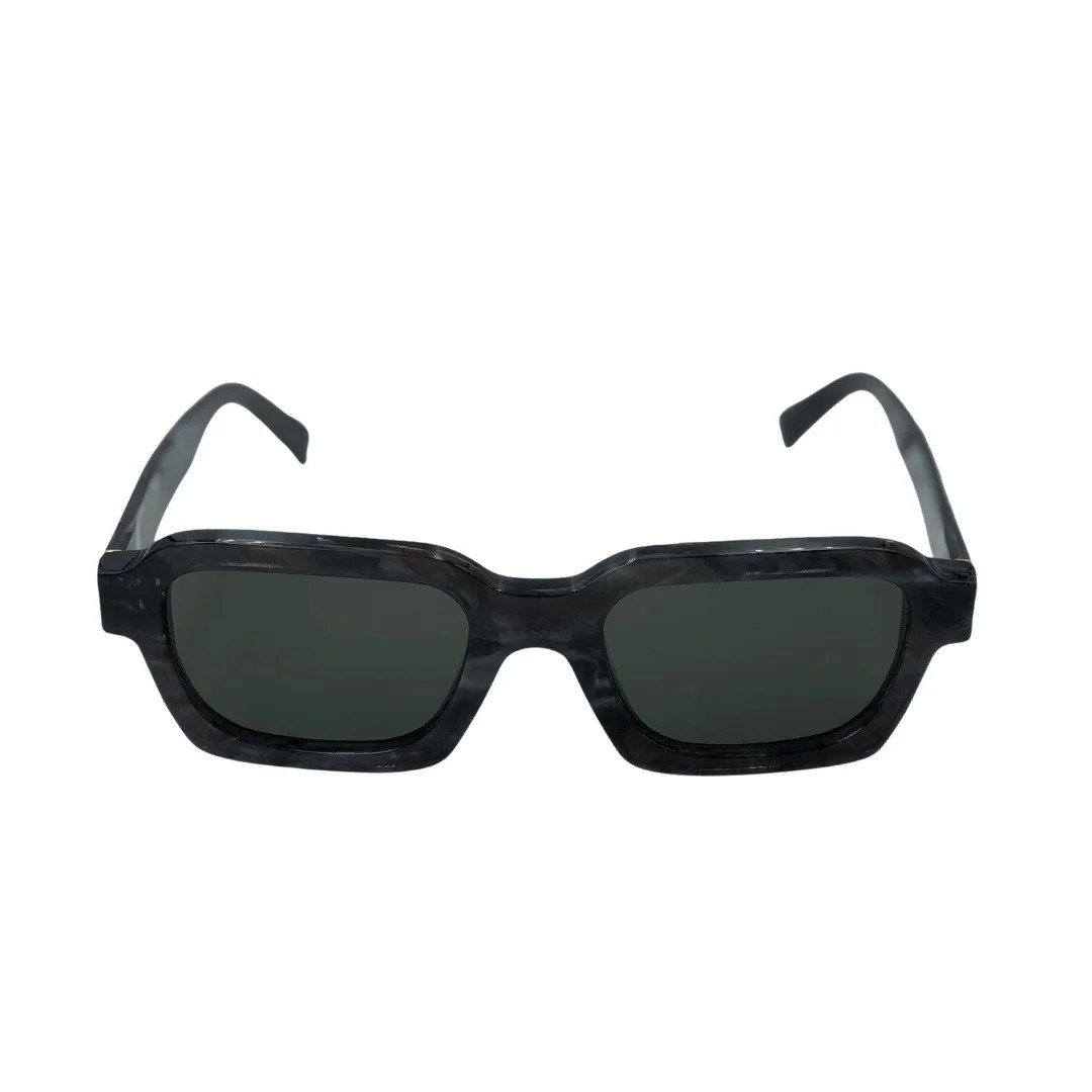 Retrosuperfuture Angular Sunglasses With Marble Grey Finish