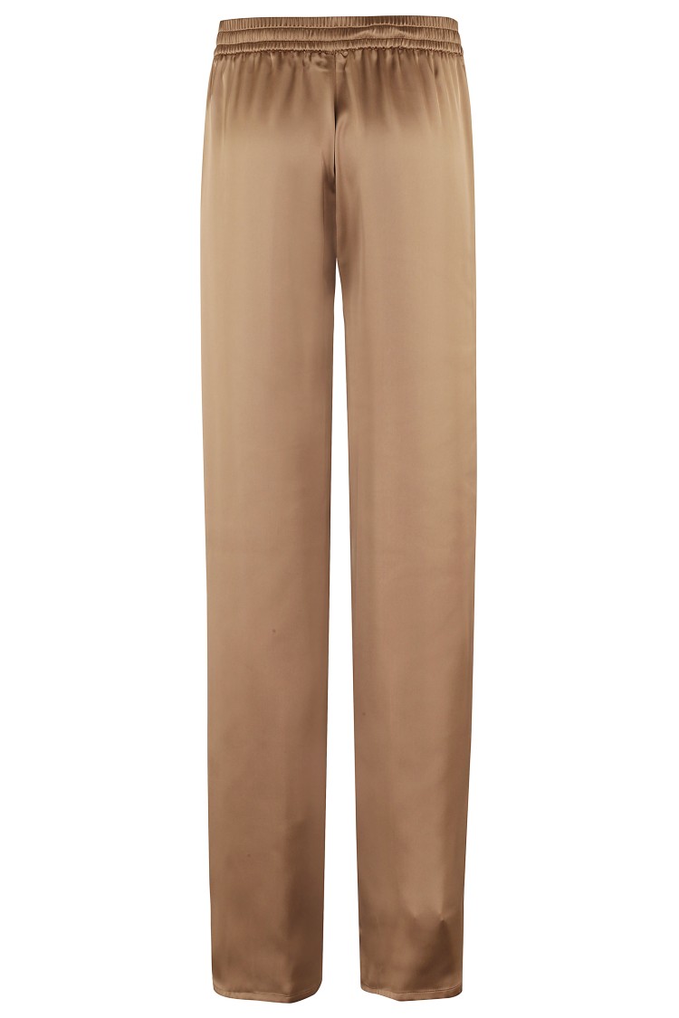 Herno Relaxed-fit Pants With Elasticized Waistband And Drawstring In Brown