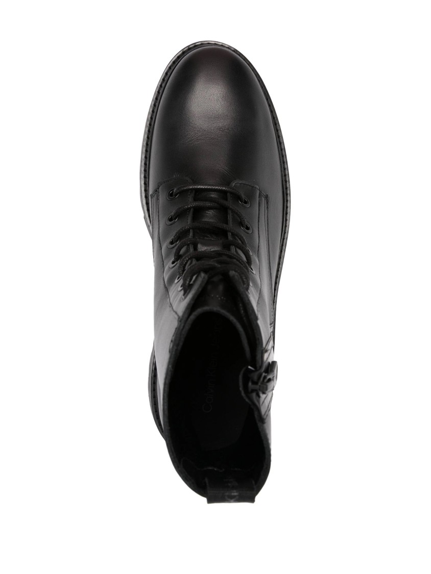 CALVIN KLEIN JEANS EST.1978 CALVIN KLEIN JEANS COMBAT MID LACEUP BOOT ZIP