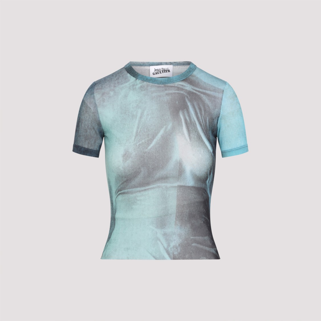 Jean Paul Gaultier Mesh Baby Printed Water Tee In Multi