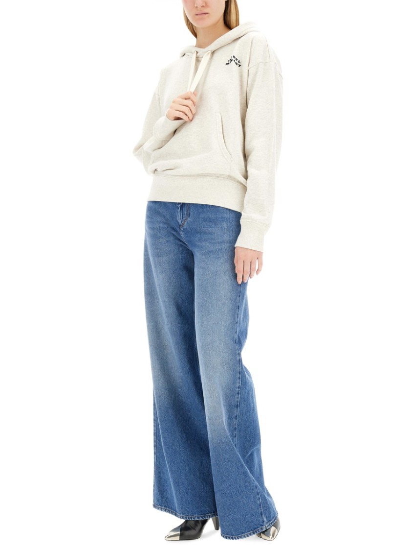 Isabel Marant Sweatshirt Woman Color Ecru In Neutrals