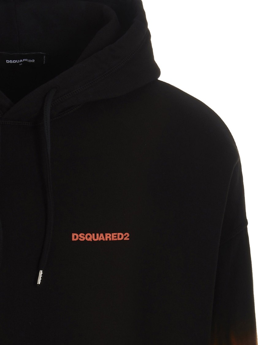 Dsquared2 D2 Flame Yoyo Pants In Black