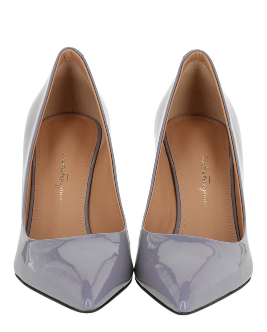 Ferragamo Ilary Pointed-toe Patent Pumps