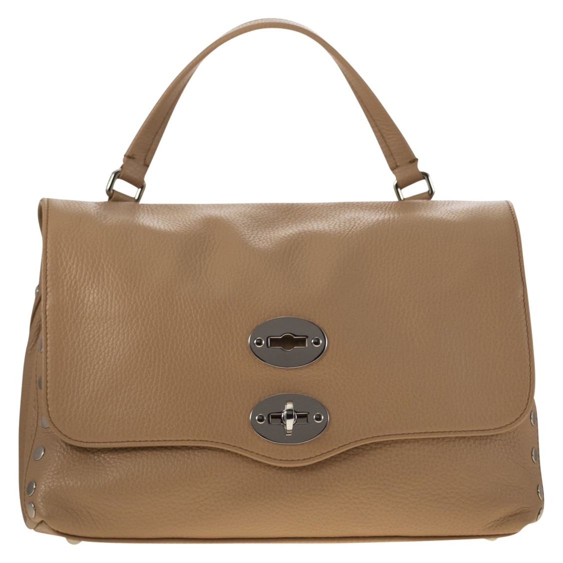 Zanellato Textured Calf Leather Messenger Bag
