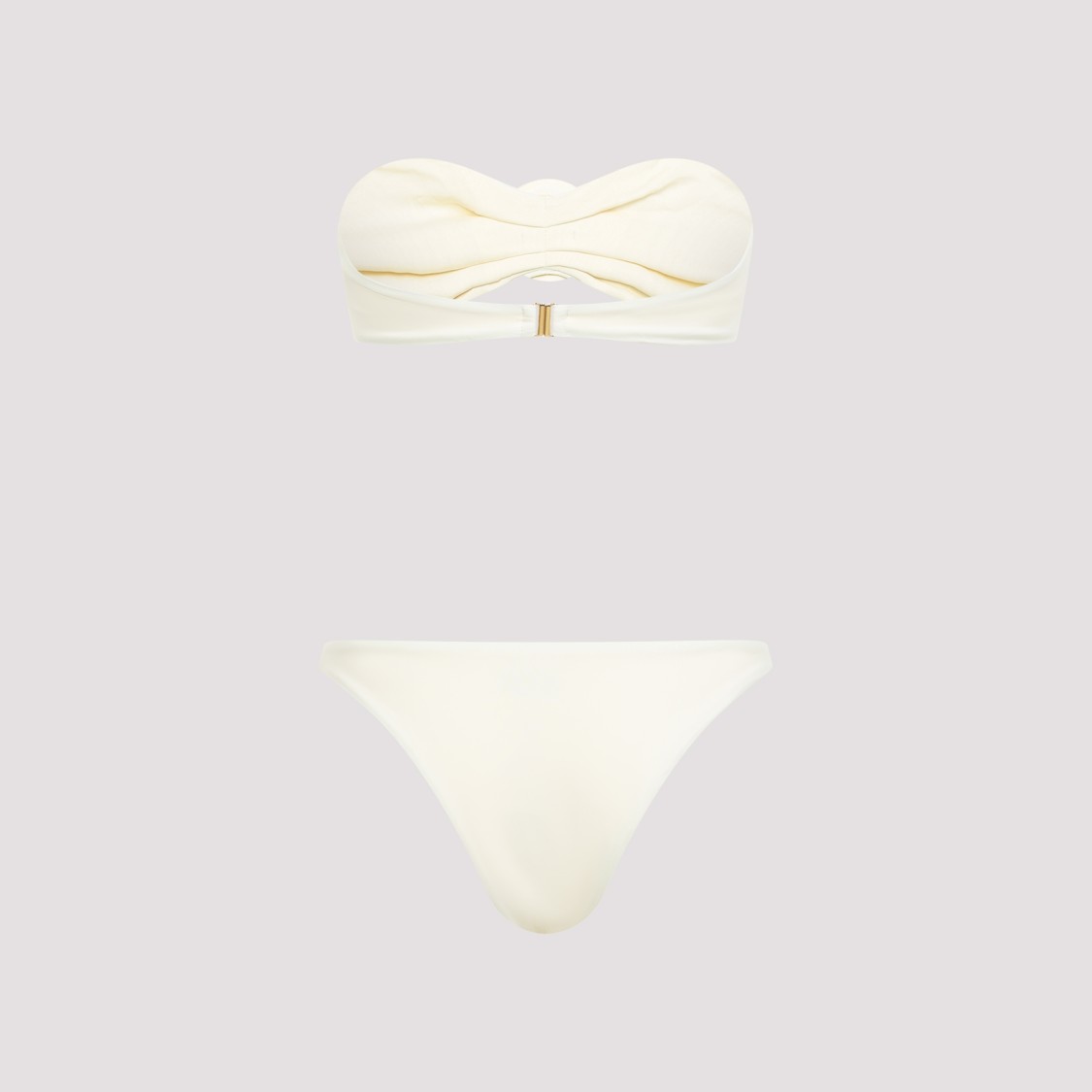 La Reveche Vesna Ivory Polyamide Bikini In Neutrals