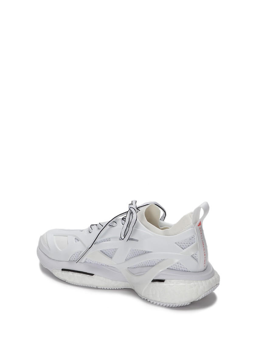 Adidas By Stella Mccartney Asmc Solarglide Cutout Runner Sneakers In White