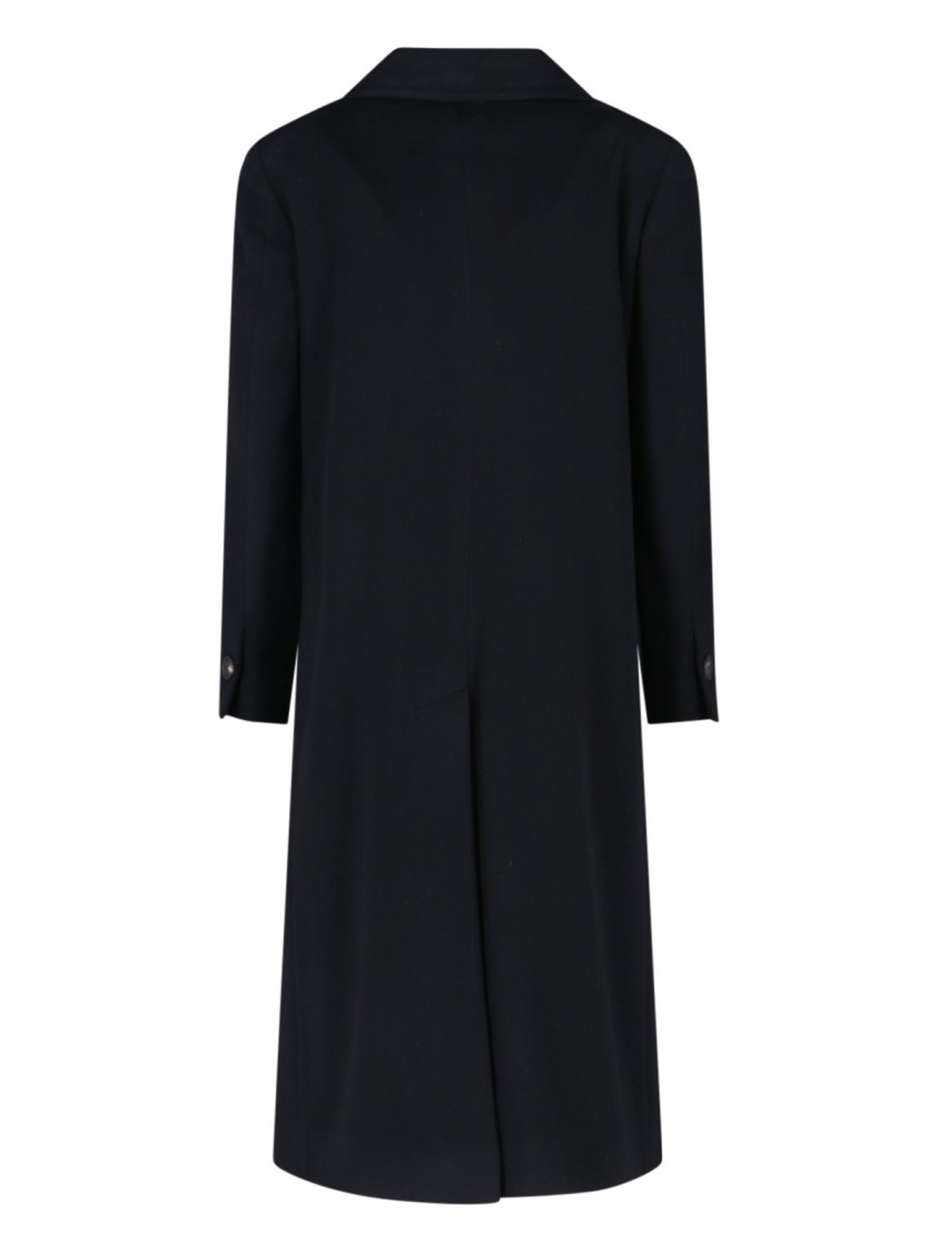 Tagliatore Structured Double-breasted Jacket With Flap Pockets In Black