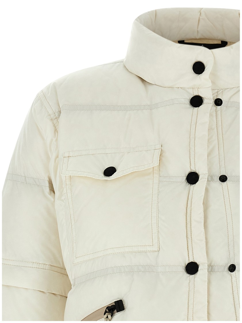 Moncler Grenoble Women 'mauduit' 2-in-1 Down Jacket In Neutral