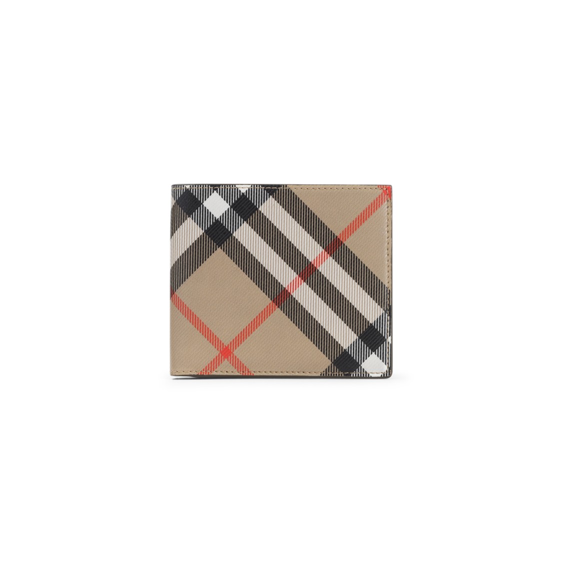 BURBERRY BURBERRY BEIGE POLYURETHANE WALLET