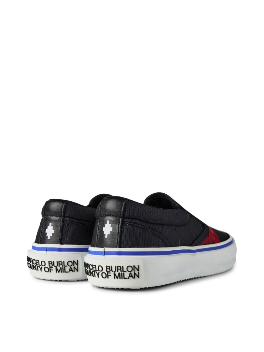Marcelo Burlon County Of Milan Marcelo Burlon Icon Wings Logo Slip-on Sneakers In White