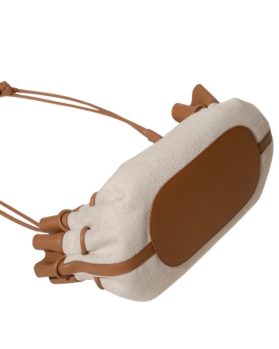 Hereu Arta Canvas Structured Cotton Shoulder Bag