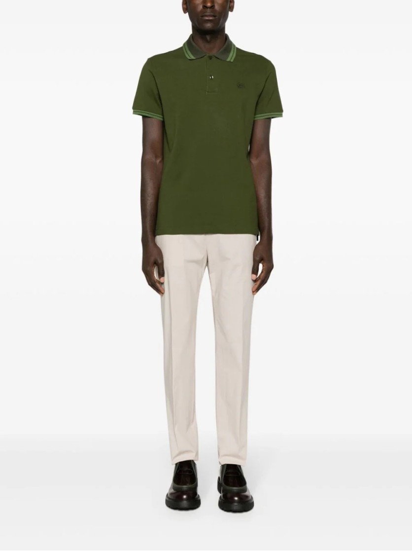 Etro Tailored Jogger Pants With Button Accents In White