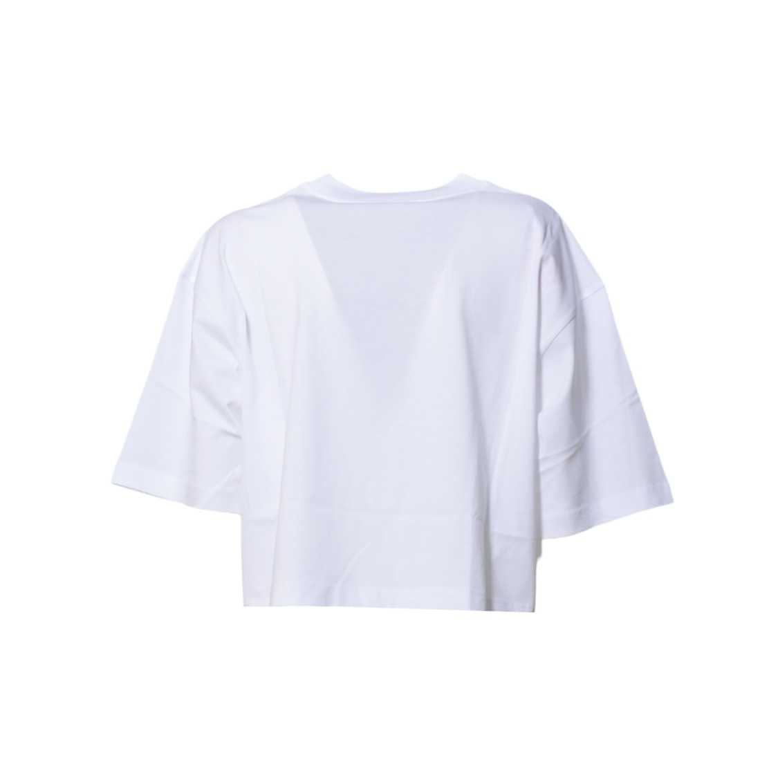 Marni White Cotton T-shirt With Daisy Garden Print