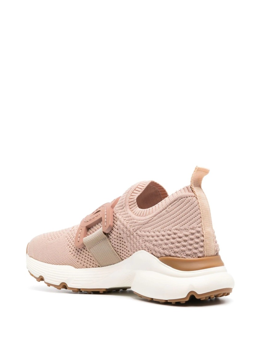 Tod's Chain-embellished Sneakers In Neutral