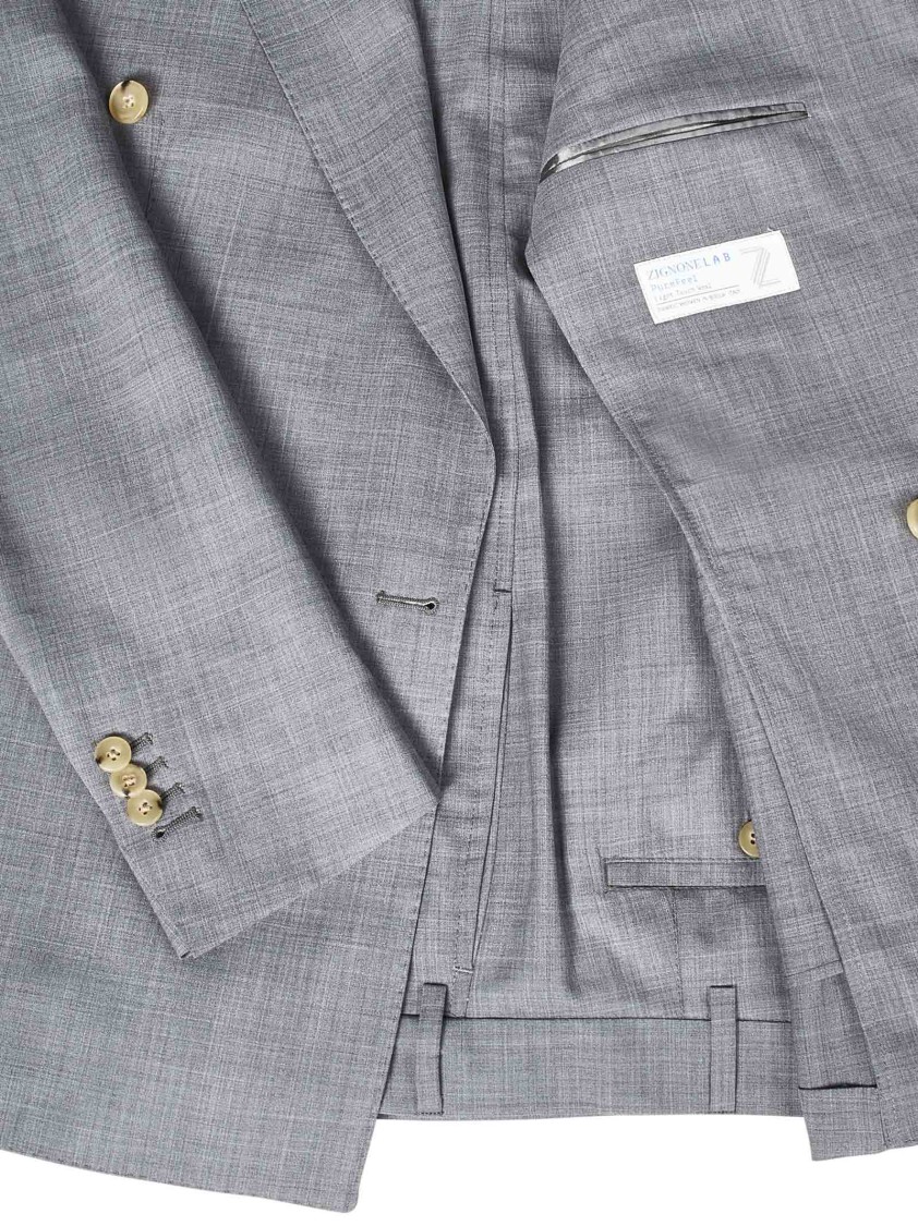 Franzese Collection Franzese Napoli Stefano De Martino Model Suit In Gray