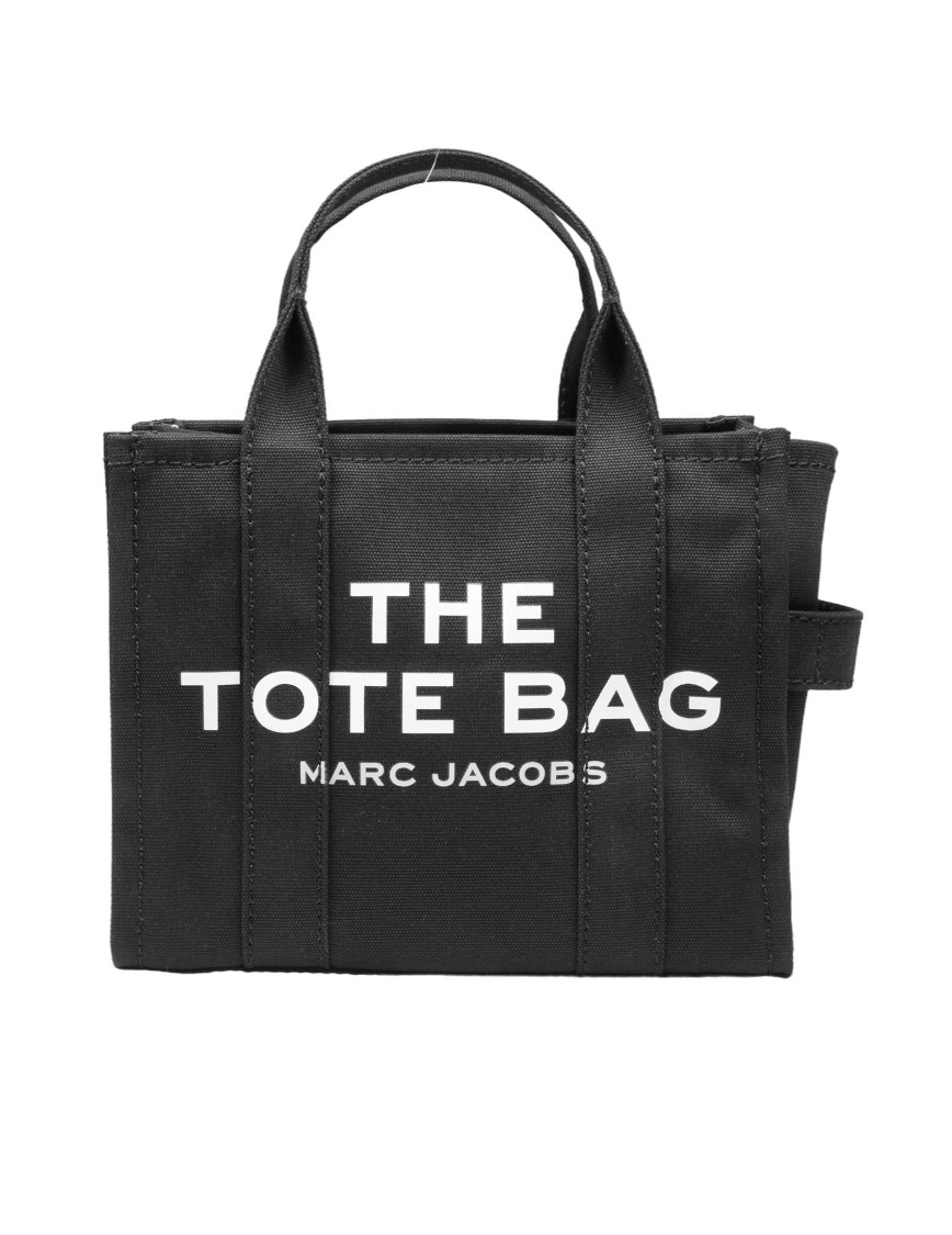 Shop Marc Jacobs Black Canvas "the Small" Bag
