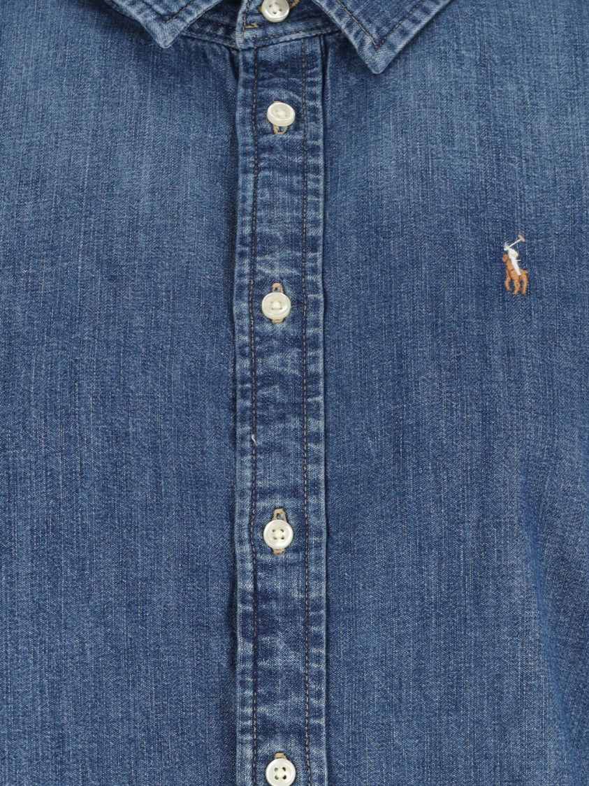 Shop Polo Ralph Lauren Denim Shirt – Blue