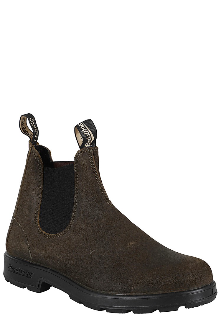 Blundstone Water-repellent Suede Ankle Boot In Dark Olive In Green