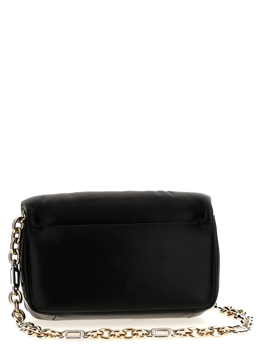 Roger Vivier 'mini Viv' Choc' Crossbody Bag In Black