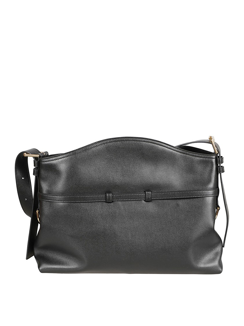 【最終値下】良品 GIVENCHY レディースQZ Givenchy Top Zip Leather Bag Shoulder Bag in Grey | THE LIST