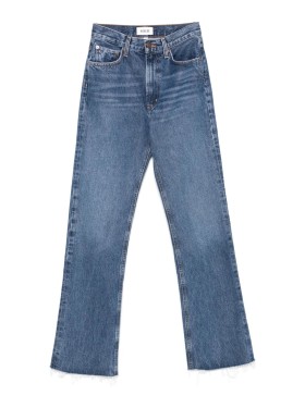 デニム・ジーパン Agolde Five-Pocket Straight-Leg Jeans In Dark Blue Organic Agolde Five-Pocket Straight-Leg In Dark Blue Organic Cotton