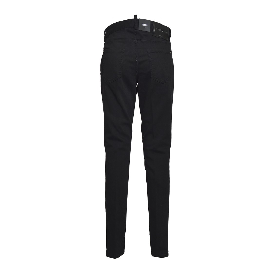 Dsquared2 Black Denim Twiggy Jeans In Black