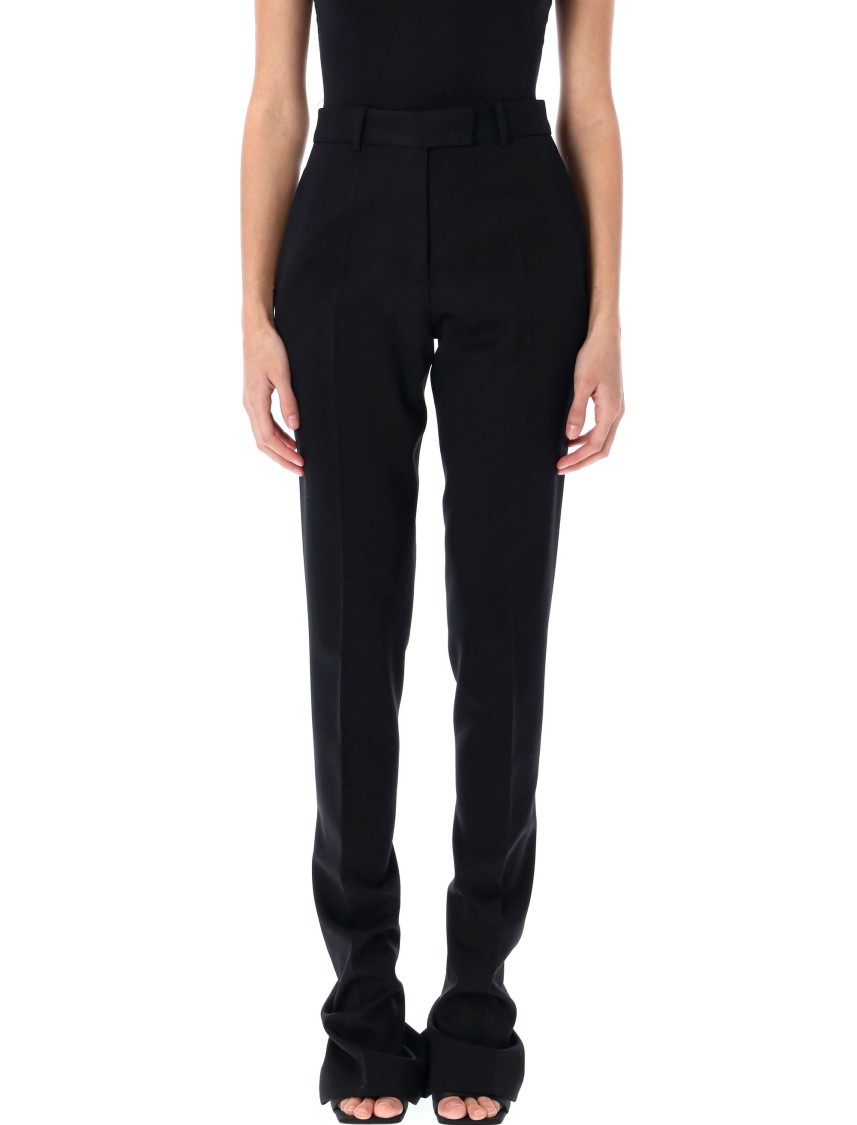 Attico Women's Low-waisted Trousers In Black