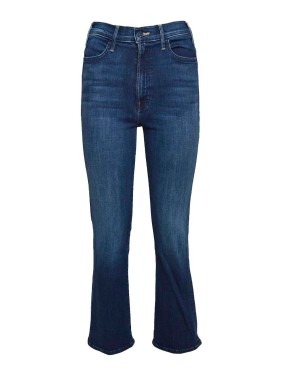 Mother The Rascal Ankle Snippet In Black Denim | THE LIST
