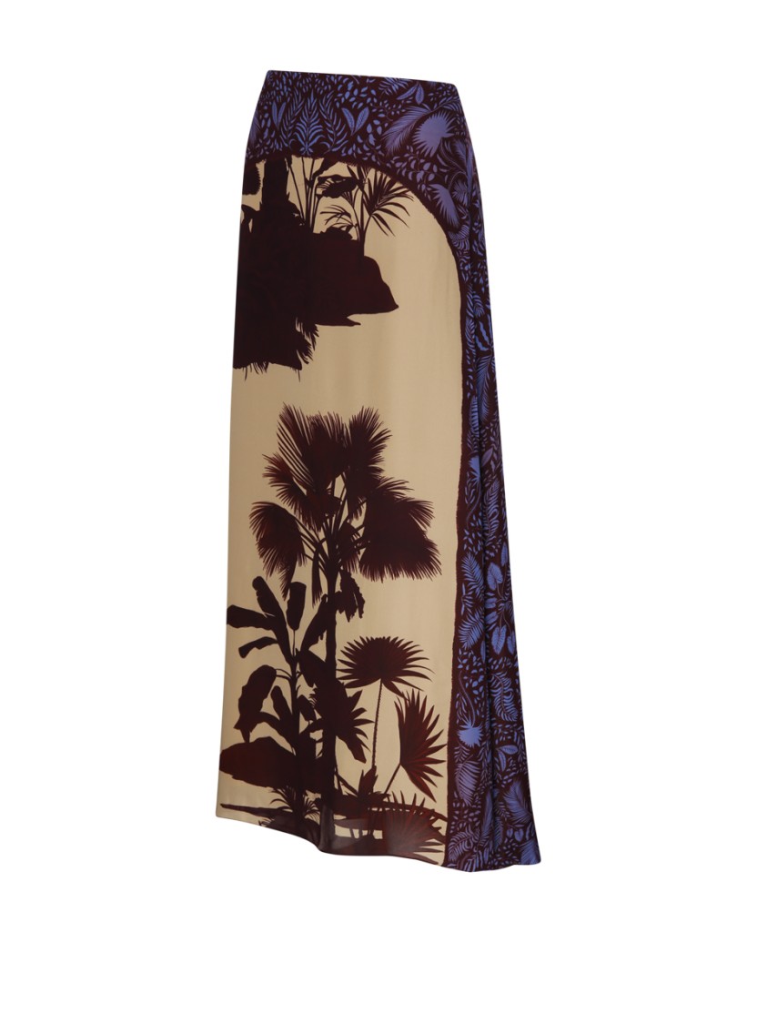 Shop Johanna Ortiz Nuevos Territorios Maxi Skirt In Multicolor