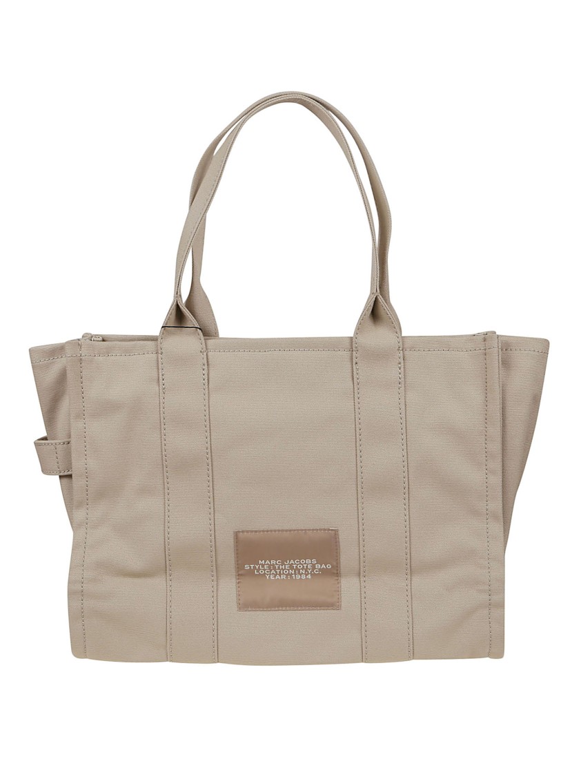 Marc Jacobs Cotton Canvas Travel Large Tote In Neutrals
