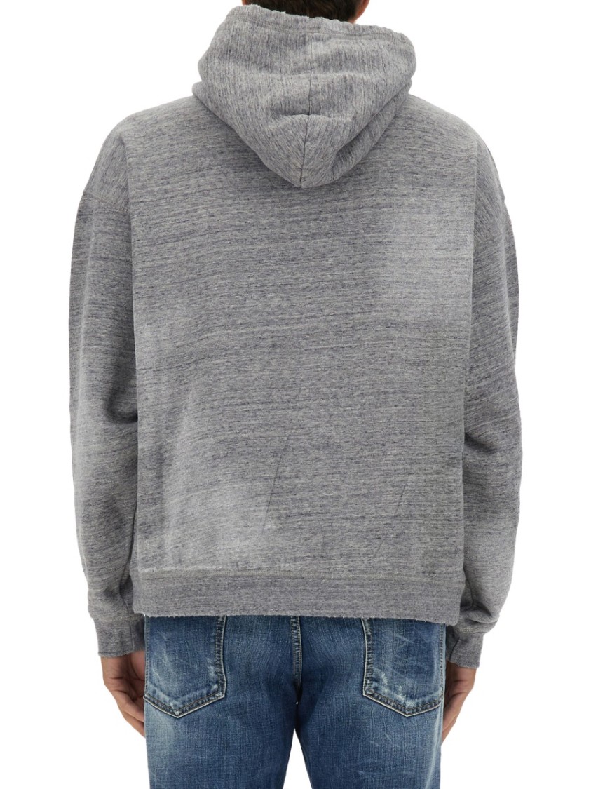 Dsquared2 Dsquared Men Sweatshirt With Logo In Grey