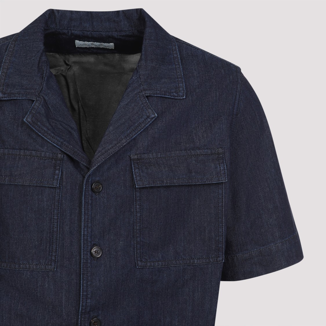 Dries Van Noten Cameron Short-sleeved Shirt In Black