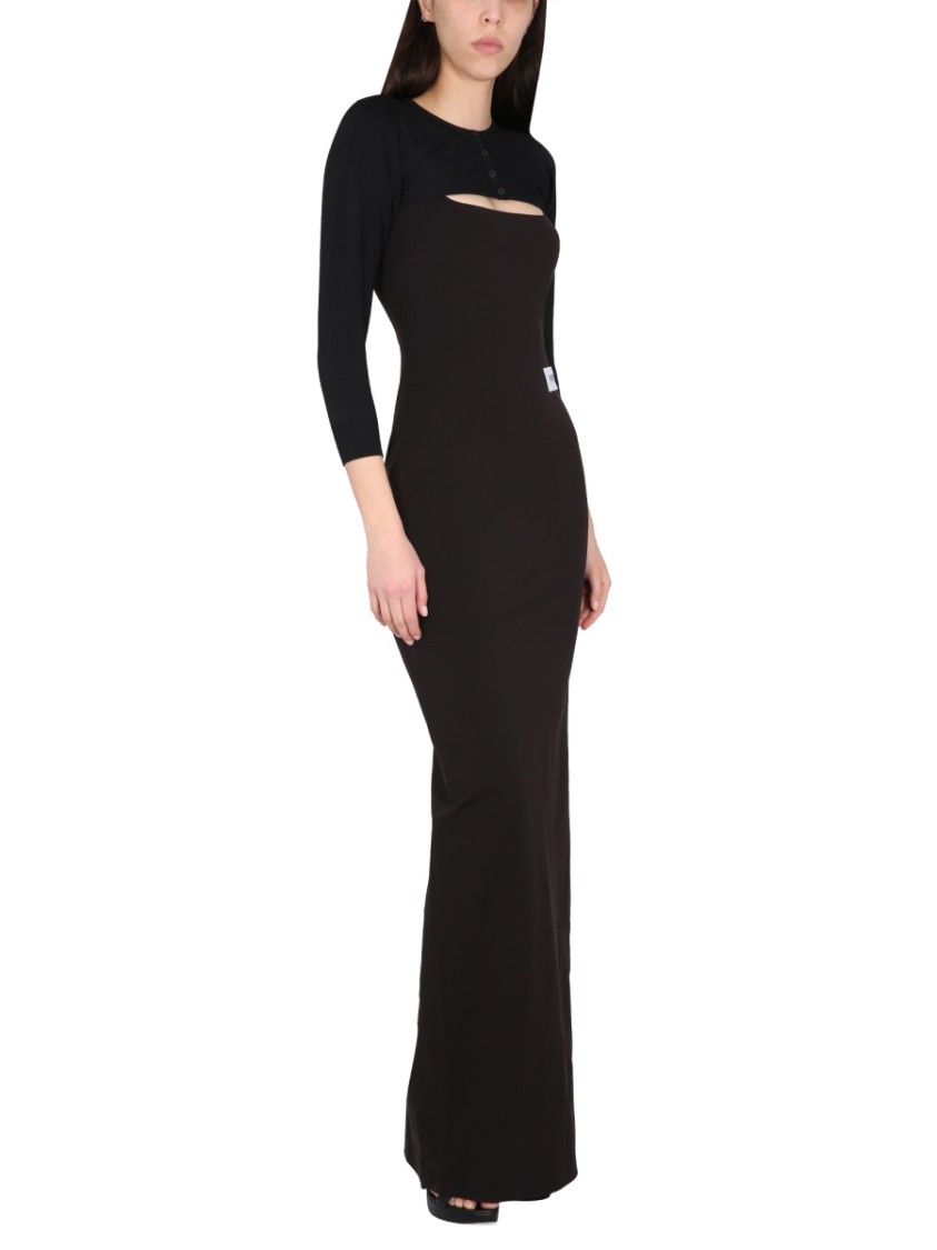 Dolce & Gabbana Kim Cardigan With Round Neckline And Button Closure For Women In Black