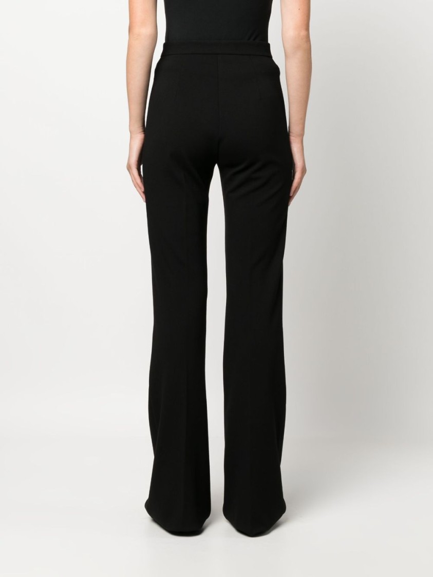 Pinko Black High-waist Tailored Trousers In Black