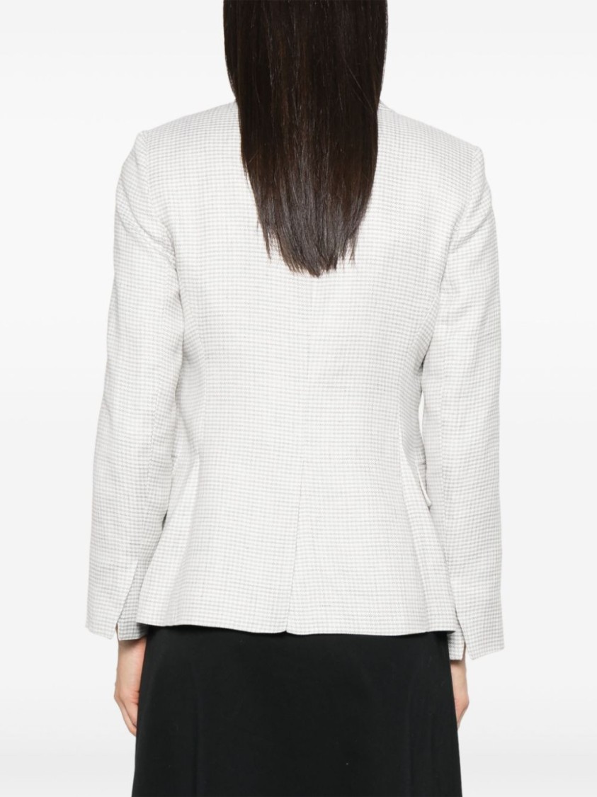 Theory Relax Blazer In Admiral Crepe In White