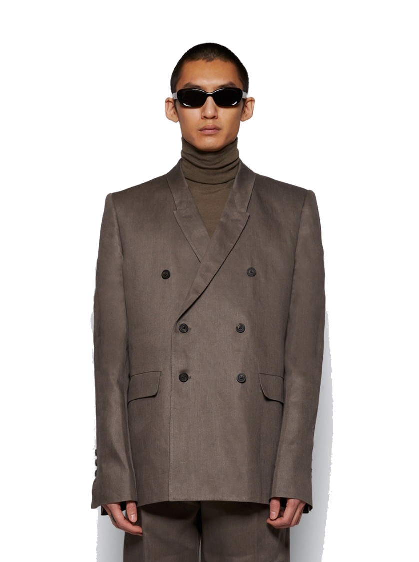 Rick Owens Jmf Blazer Dust In Grey
