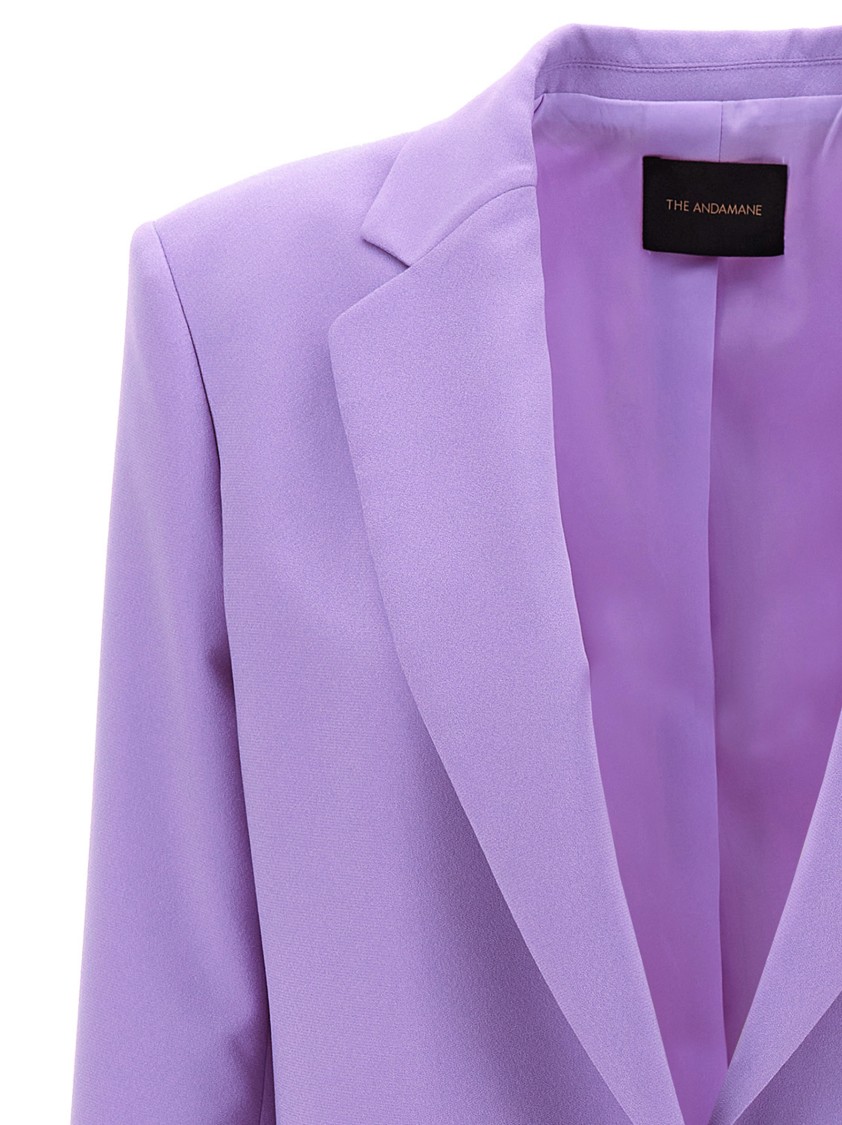 The Andamane Tailored Blazer With Functional Elements In Purple