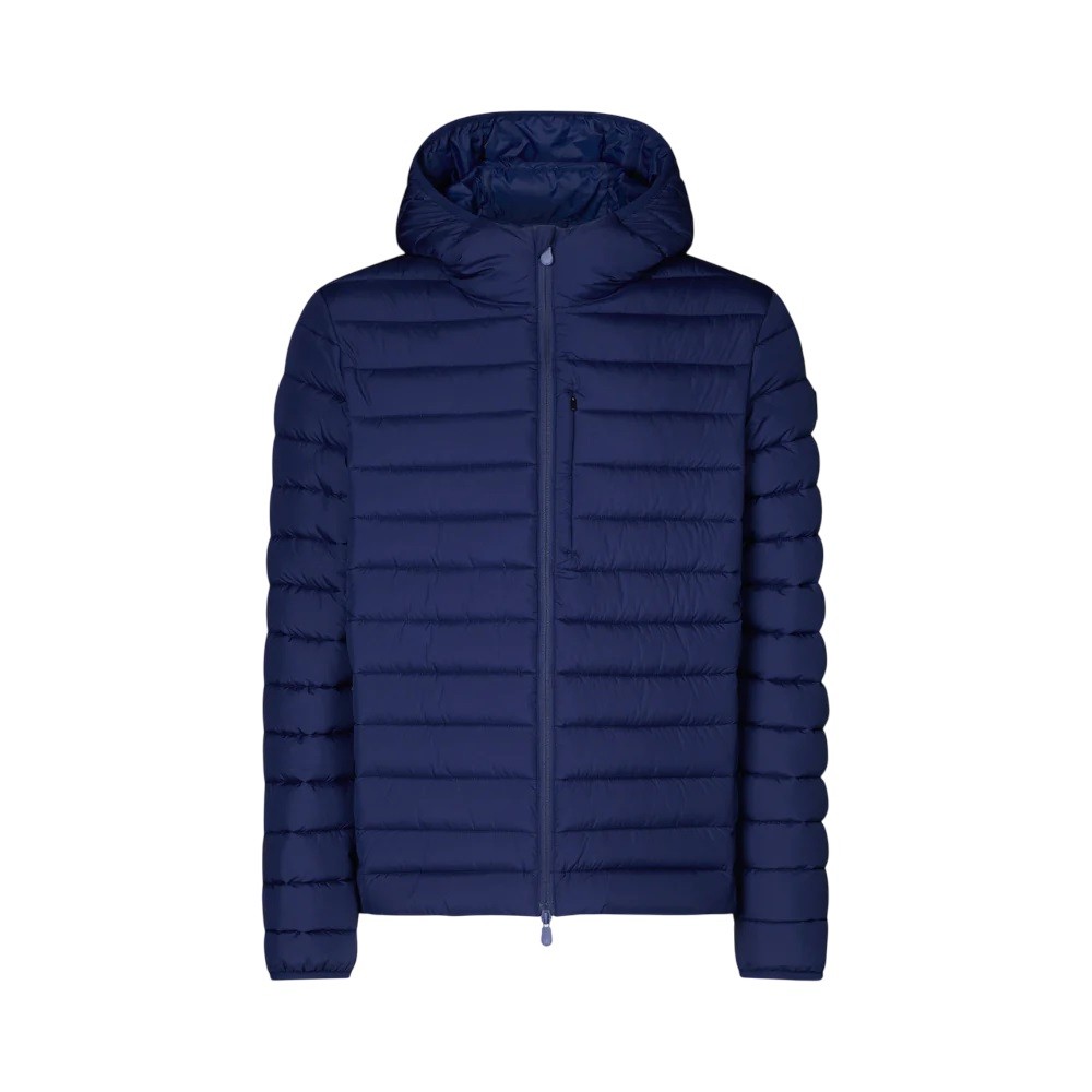 Save The Duck Quilted Light Jacket With Double-slider Zip And Lycra Trims
