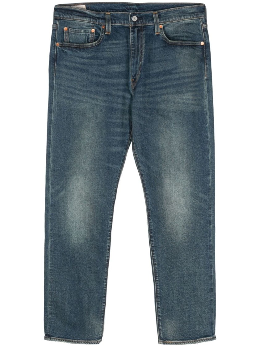 Levi's 559 Mens Steely Wash Straight Fit Relaxed Jeans In Gray