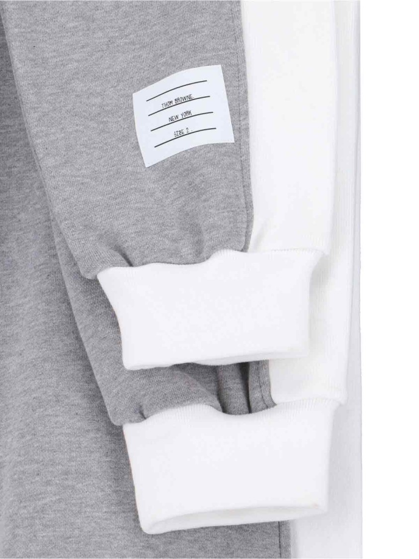 Thom Browne "4-bar" Track Pants – Light Grey In Gray