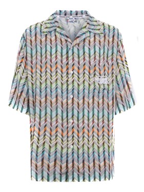 ボトムスその他 Missoni Sand Chevron Cotton Single Breasted Jacket Cotton chevron single-breasted blazer