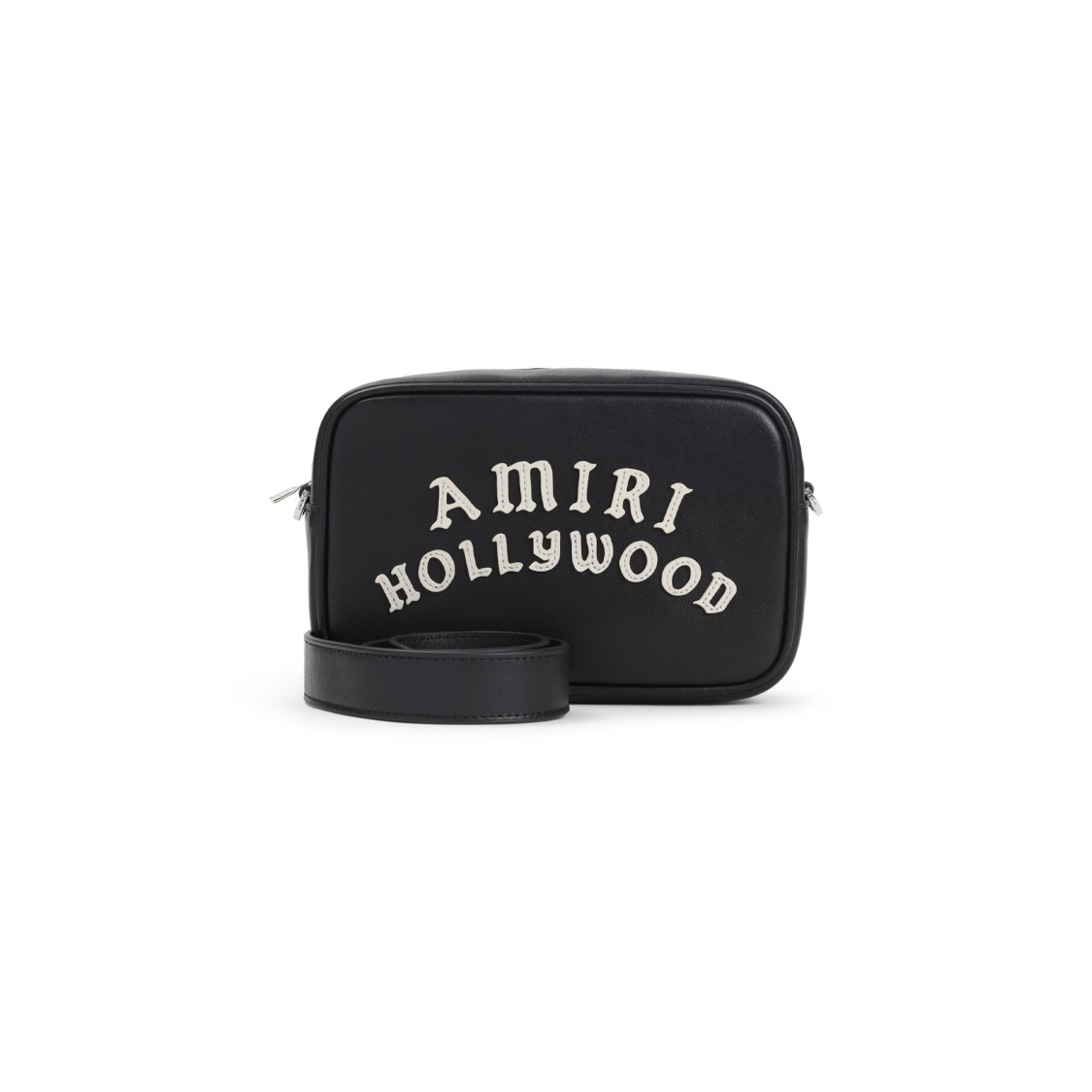 Amiri Black Leather Shoulder Bag