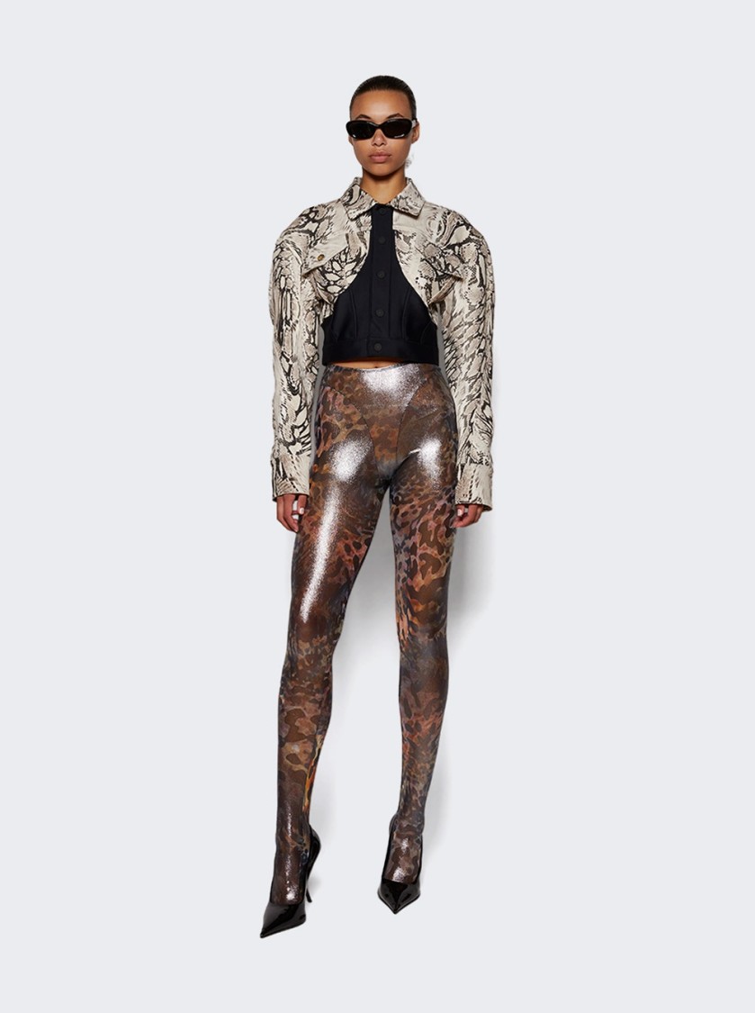 Mugler Printed Leggings