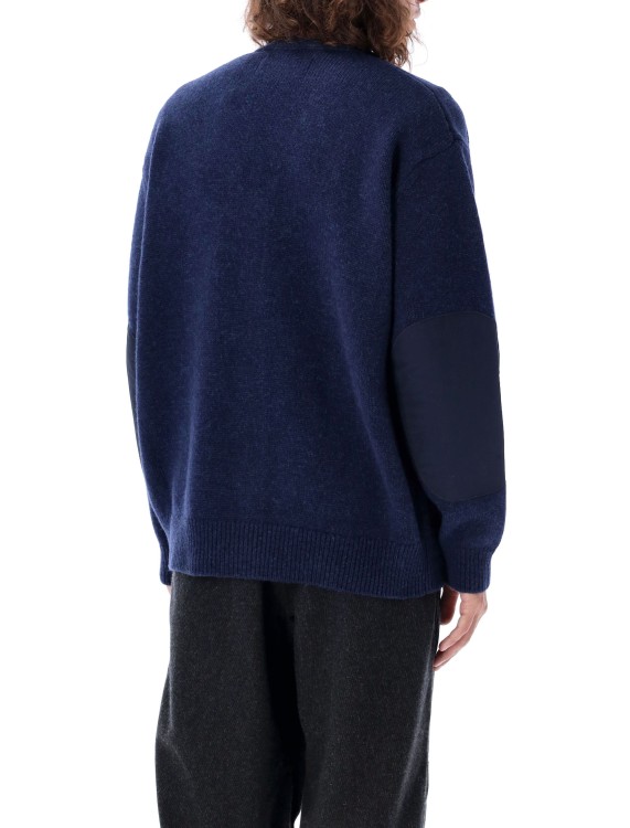 And Wander 62 Shetland Wool Cardigan in Blue | THE LIST And Wander 62 Shetland Wool Cardigan in Blue | THE LIST