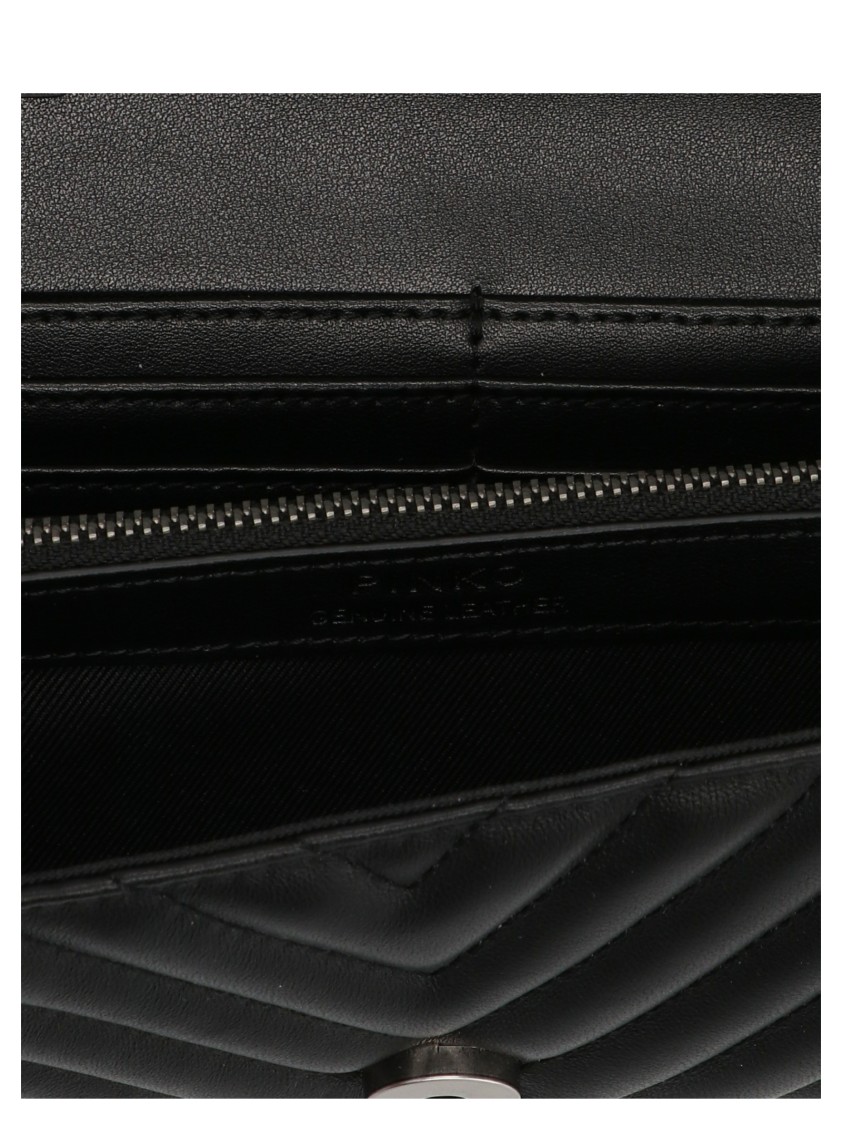 Pinko 'love One' Wallet In Black