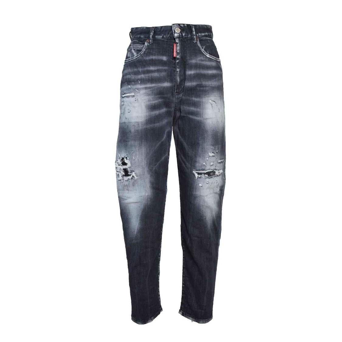 Dsquared2 Black 80's Jet Set Jeans In Grey