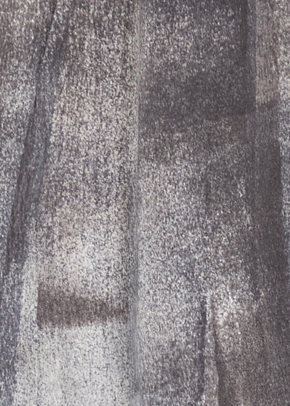 Avant Toi Wide-leg Silk Pants With Abstract Pattern In Gray